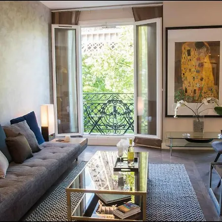 Appartement Wonderful With Sauna And Eiffel Tower View Paris